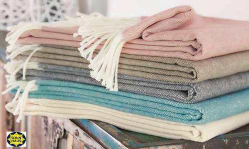 Decken und Plaids für den Heimbedarf und schöner wohnen