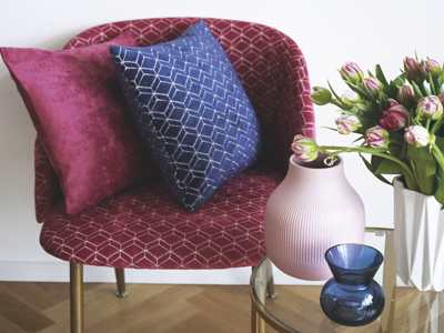 Sofa Sessel Dekostoff Möbelstoff Kissen Polster
